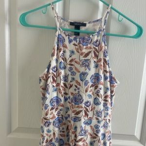 Forever 21 White based, multicolored dress